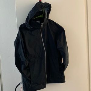 Columbia black rain jacket/ wind breaker